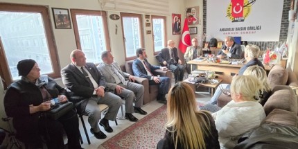 CHP İlkadım İlçe Başkanlığı’ndan Anadolu Basın Birliği’ne Ziyaret